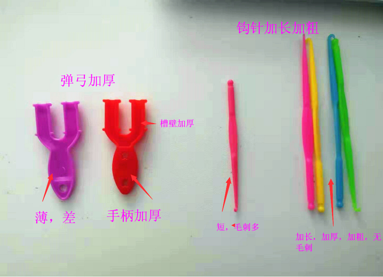 辰缘饰品彩虹织机橡皮筋套装彩色皮筋loom拼装手工编织机DIY益智玩具手链配饰配饰详情1