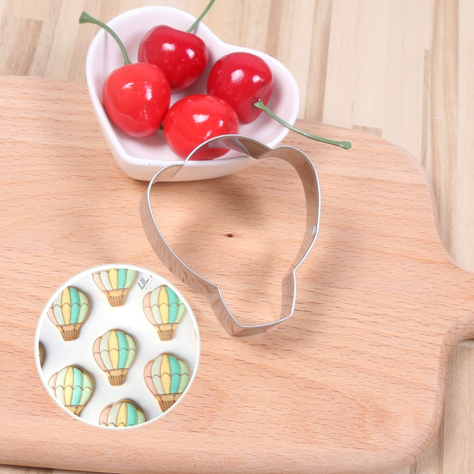 Compact cartoon mold stainless steel, balloon, fondant, ceramics, clay