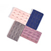 Seamless chest supporting buckle three rows of four buckle extension buckle jelly bar breast buckle