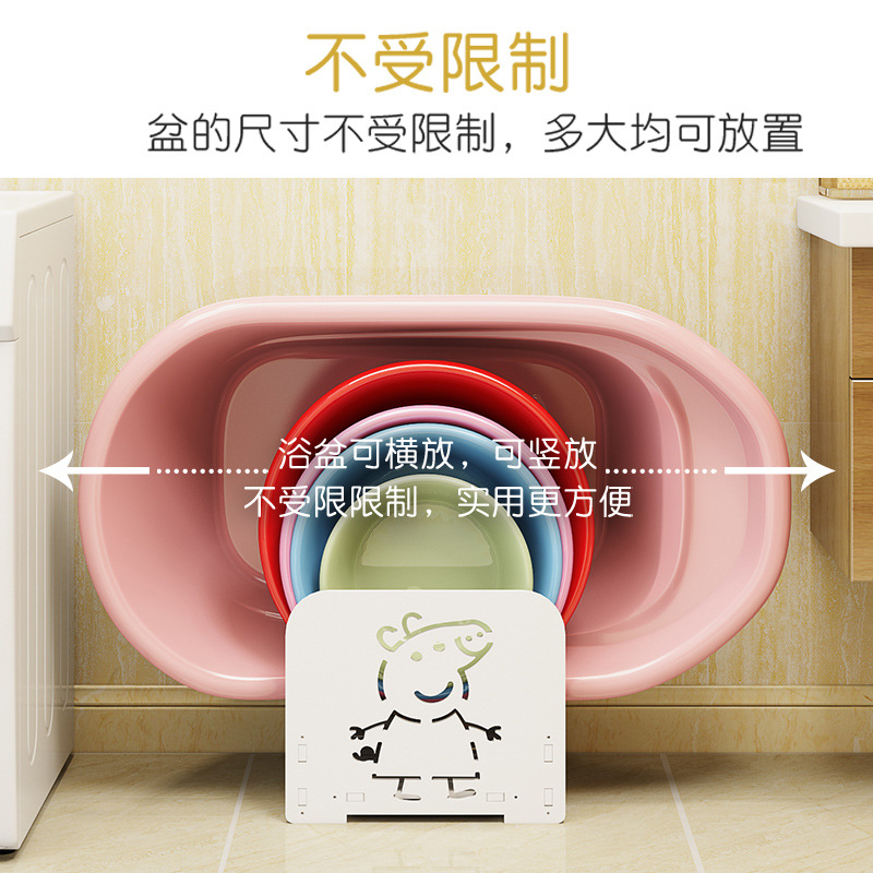 Estante de almacenamiento de baño Baño inodoro lavabo estante ponche libre piso rack de almacenamiento