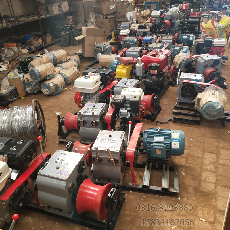 机动绞磨 3吨 5吨 8吨机动绞磨机绞磨牵引机厂家图片快速机动绞磨