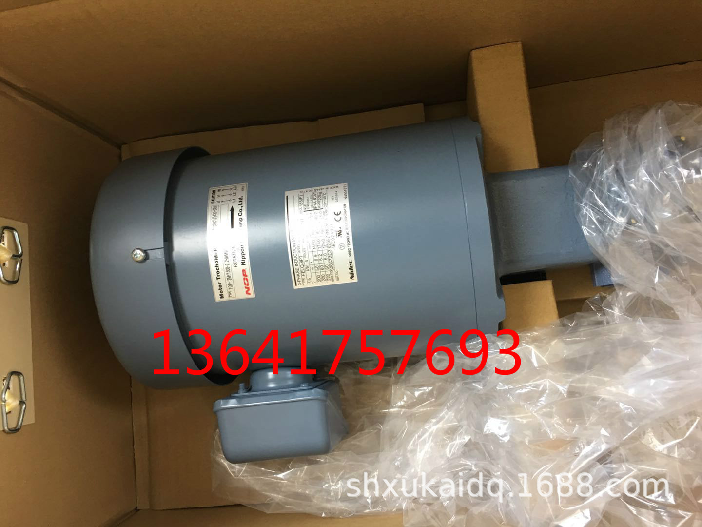 NOP电机泵TOP-2MY1500-212HWMVD IE3 FELQ-8PT 1.5KW NIPPON OIL