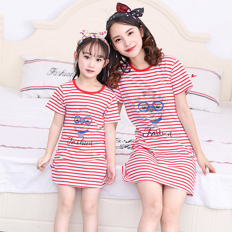 children Nightdress girl Nightdress princess Chunmian Thin section Vest skirt Little Girl pajamas Dress