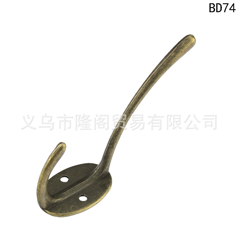21*73mm Small Hook Hook Hook Cabinet Hook Wardrobe Hook Hook Hook Flower -style Hook Double Hook Hook Hook
