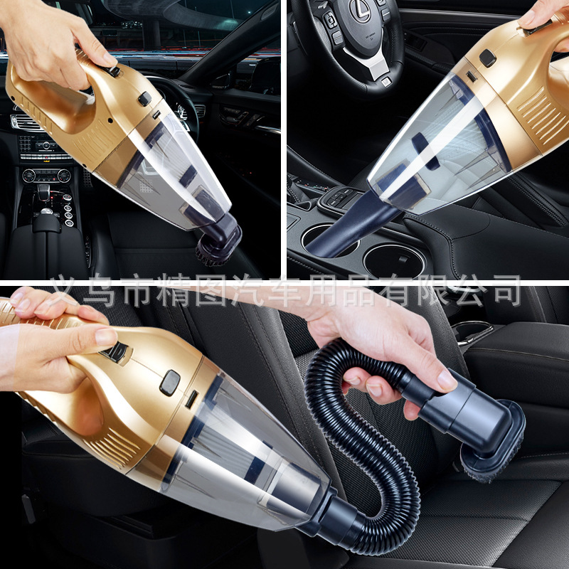 车载吸尘器车用无线充电汽车吸尘器车内强力专用两用手持式大功率|ru