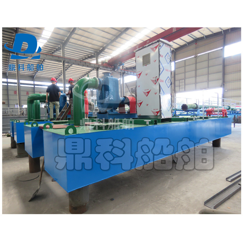 清淤吹填绞吸式挖泥船抽水船 接力泵站土方挖掘 增加排距接力泵船