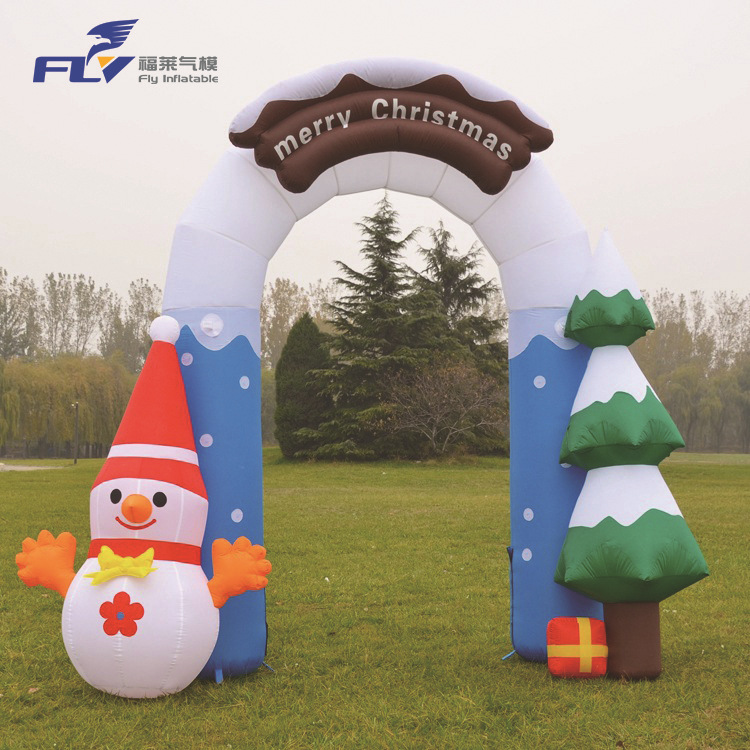 充气圣诞道具气模圣诞道具圣诞装饰品庆典展示道具雪人