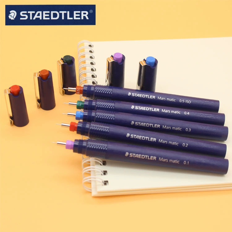 Ручка для рисования Staedtler серии 700, Германия. Высококачественная игольчатая ручка для рисования, которую можно добавлять в чернила.