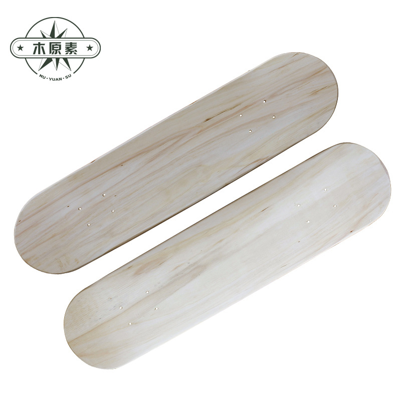 Skateboard Maple board four-wheel skateboard hand-painted light board bare board diy Maple board manufacturers a generation of hair