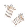 Hairgrip for bride from pearl handmade, hair accessory, wholesale