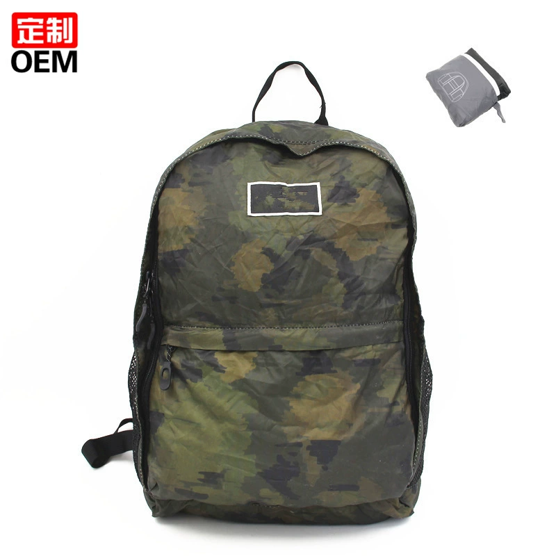 Ultra light waterproof folding backpack, handheld sports storage system, custom-made