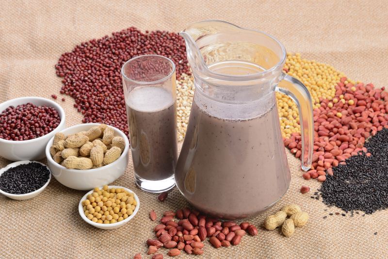 红豆薏米粉生产线，膨化红豆薏米设备，膨化代餐粉设备