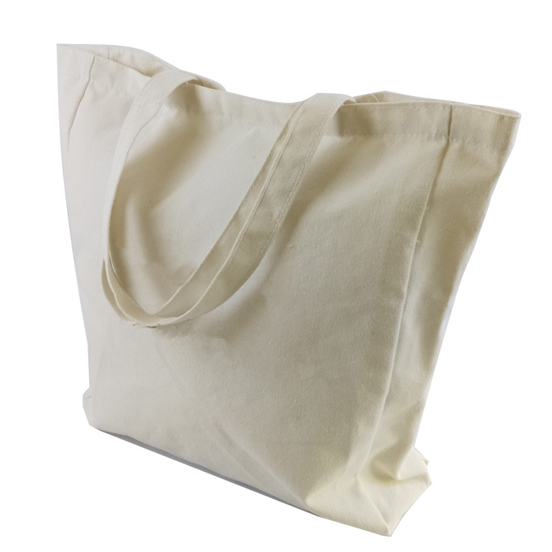 厂家批发定制logo纯棉帆布购物袋单肩涤棉布袋环保手提袋tote bag