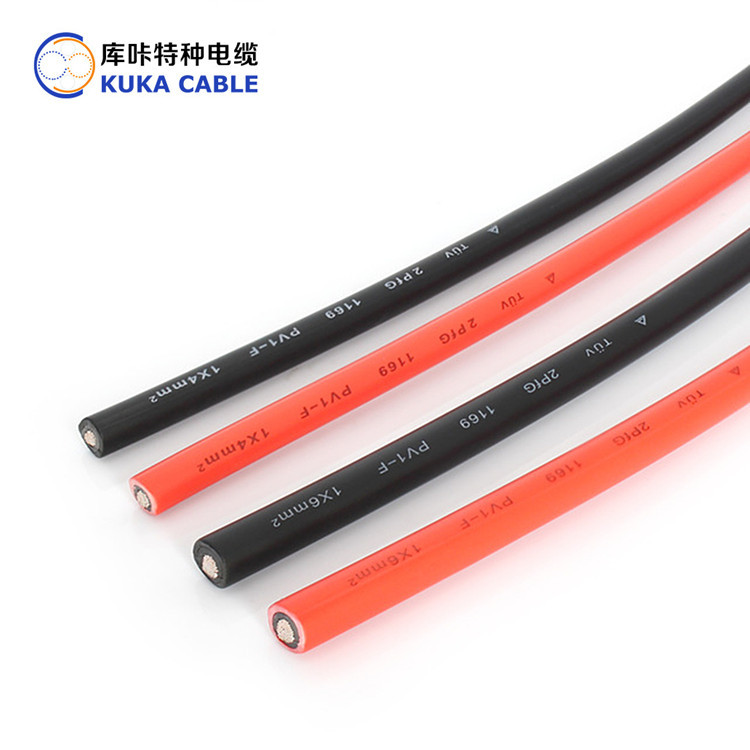 TUV PV1-F 光伏直流电线 无卤耐高温抗老化 光伏线 厂家直销