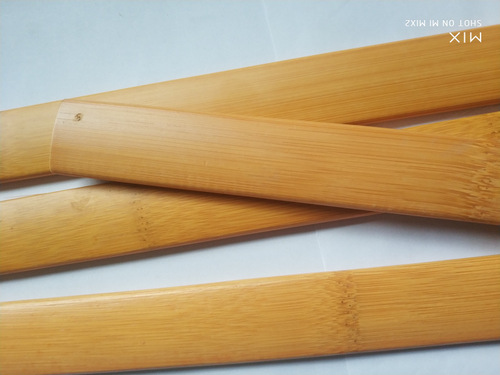 Large quantity of smooth bamboo sanding ruler blank curved bamboo pieces 500*30*7.5mm blank bamboo ruler