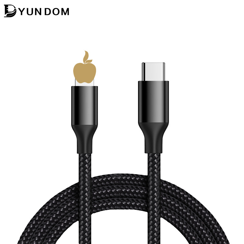 PD快充数据线 适用苹果iphone8/8max/X/XR/XS type-c转Lightning