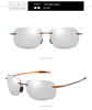 Sports glasses solar-powered, men's street sunglasses, European style