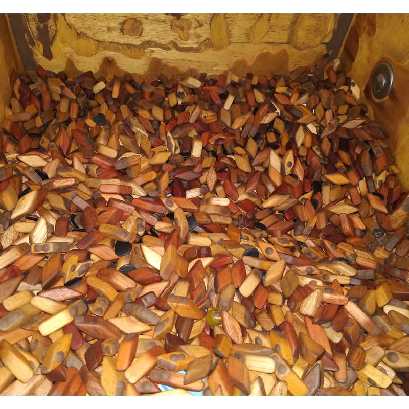 醋酸板眼镜框架滚桶溜光材料榉木粒抛光打磨专用