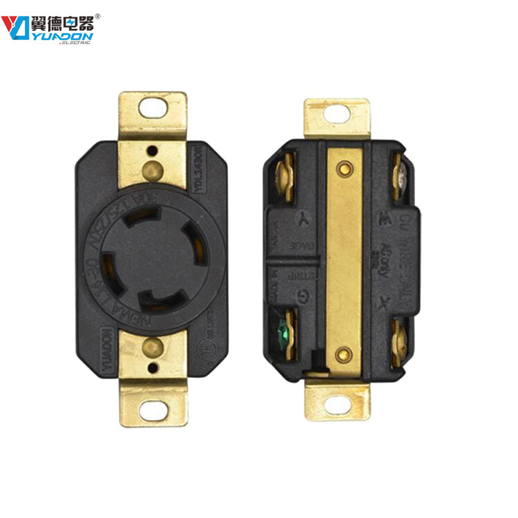 NEMA L14-30R美标工业插座直销 机箱组装美式电源插座  美国认证