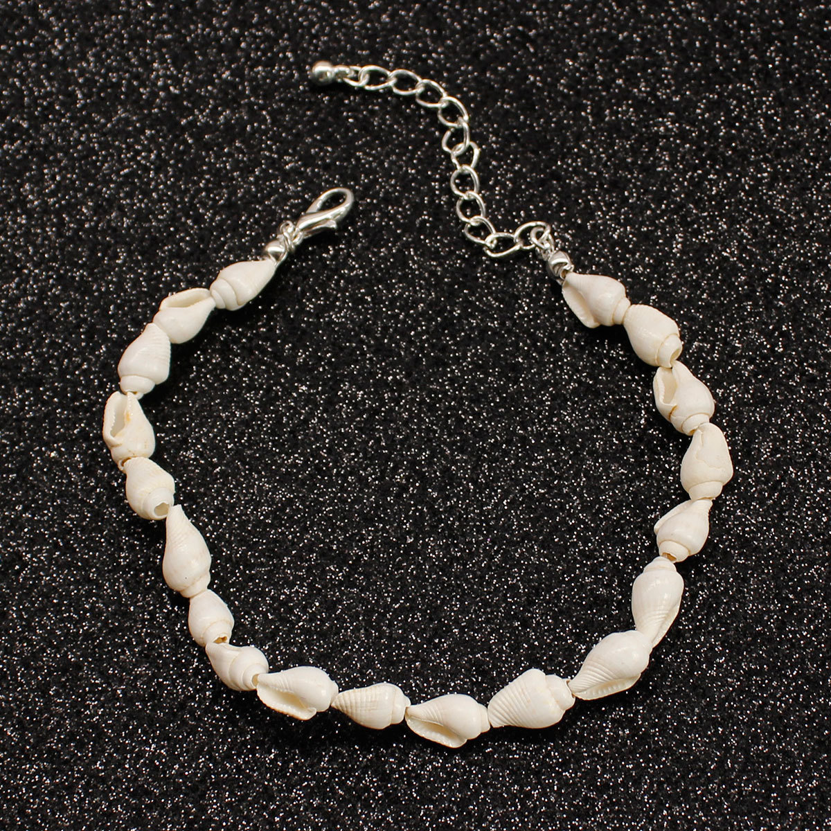 1 Piece Quantity Beach Occasion Wholesale Jewelry Vacation Beach Shell Alloy Shell Anklet