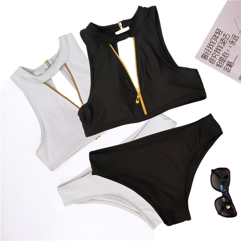 Cotton FashionBikini(White-S)Women Clothing NHWL0220-White-S