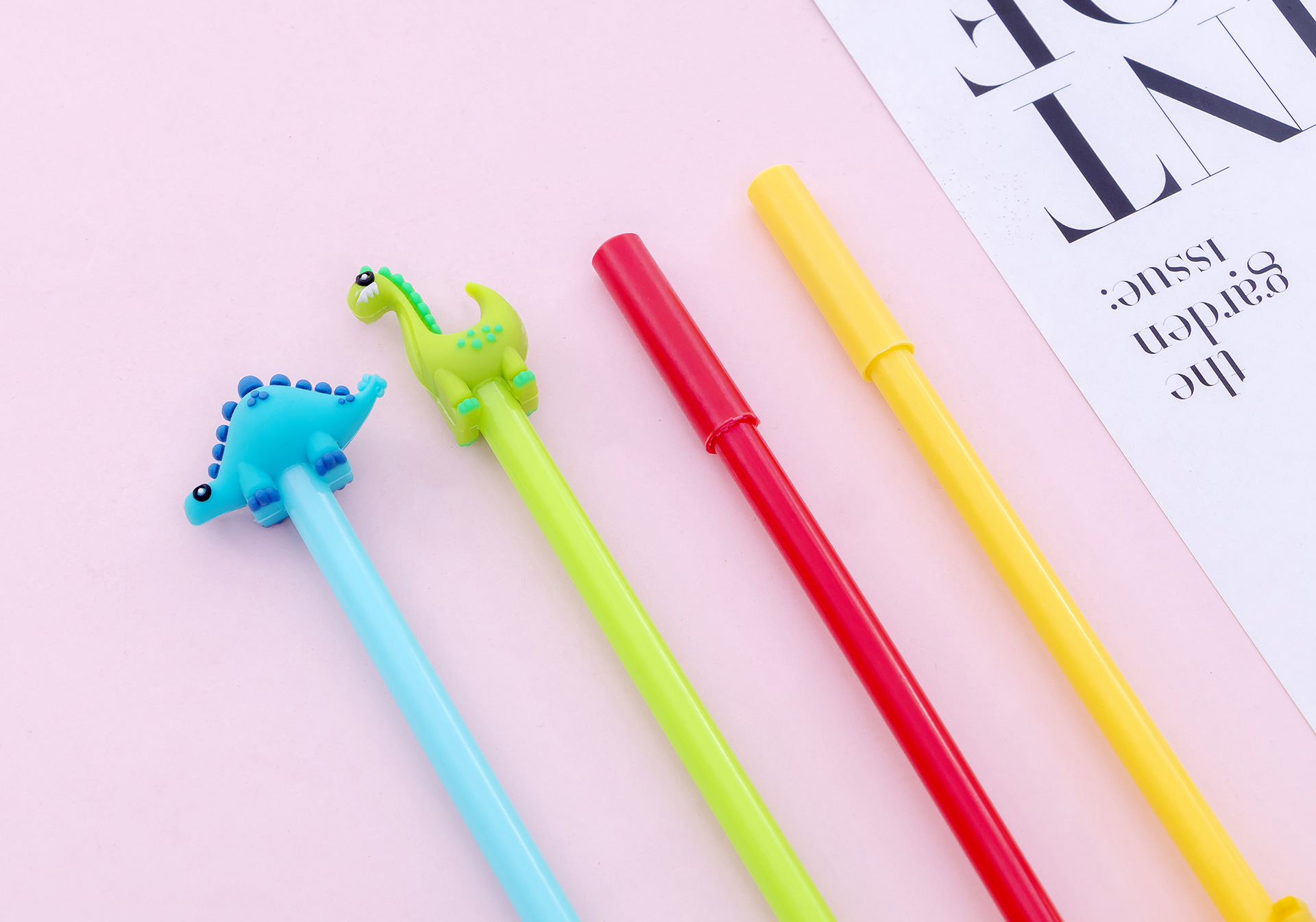 Creative Cute Dinosaur Black 0.5mm Student Gel Pen 1 Pcs display picture 5