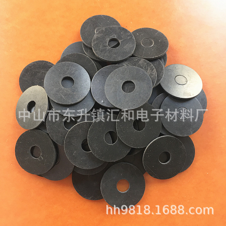 厂家供应黑色橡胶密封垫圈橡胶防滑脚垫 防撞橡胶垫片 免费拿样