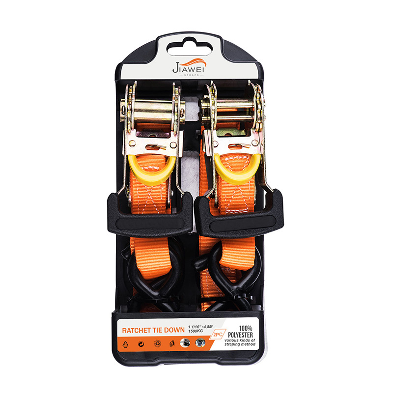 2pcs 25mm 800kg 摩托车捆绑带挂板包装