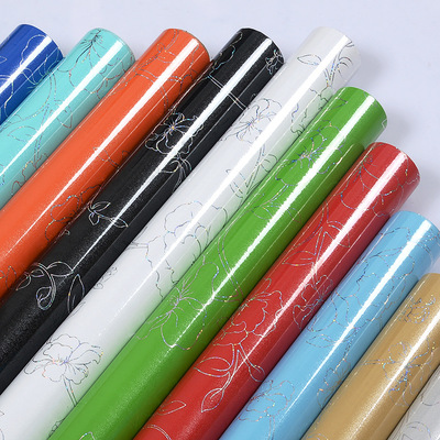 factory wholesale Boeing film thickening Paint wallpaper cabinet furniture Retread Sticker cupboard decorate Solid Wall stickers