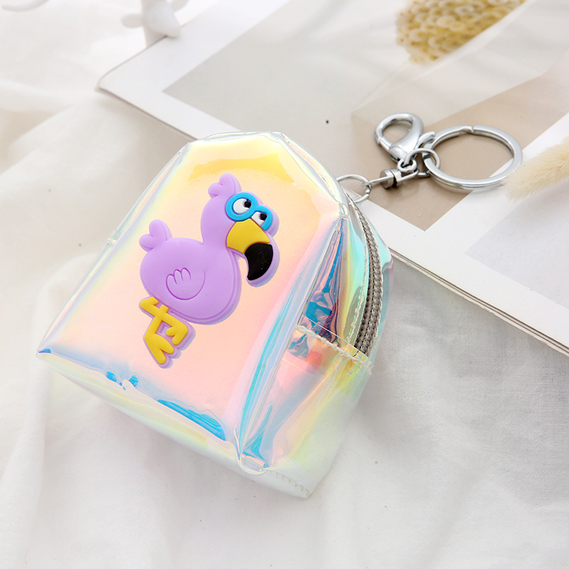 Hot Selling Creative Cartoon Alpaca Wallet Ladies Pvc Laser Coin Purse  Wholesale display picture 4