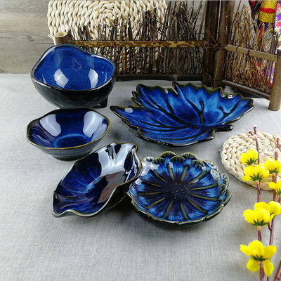 创意餐具日式小碟子家用调味碟蘸料碟醋碟陶瓷骨碟菜碟小吃碟盘子|ms