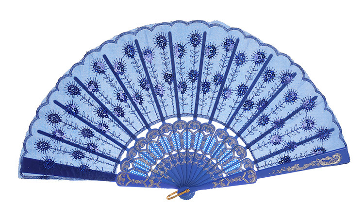 Factory direct supply of ancient-style fans, Chinese-style stage performance folding fans, photography prop fans, home decoration fans detail image 9