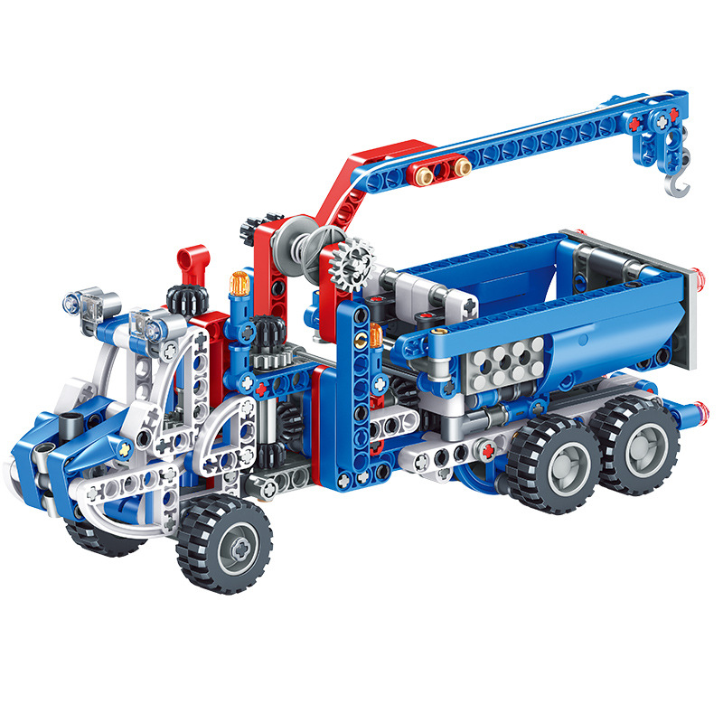 兼容乐高积木 玩具小知识拼装齿轮工程机械儿童小学生礼品物9686