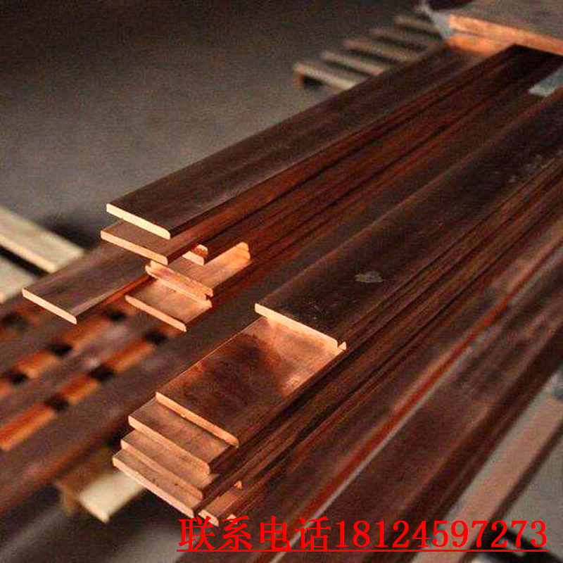 现货紫铜条3*15小规格T2铜排，厂家接地6米长T1/C1100镀锡紫铜