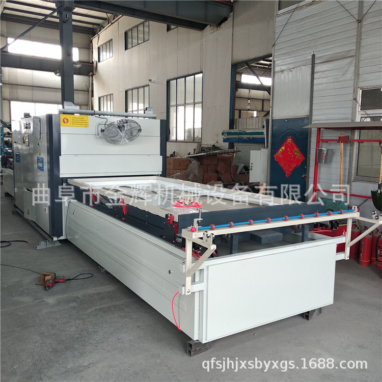 上下加热真空覆膜机 大型皮革吸塑机 软包木门覆膜机 高速变频