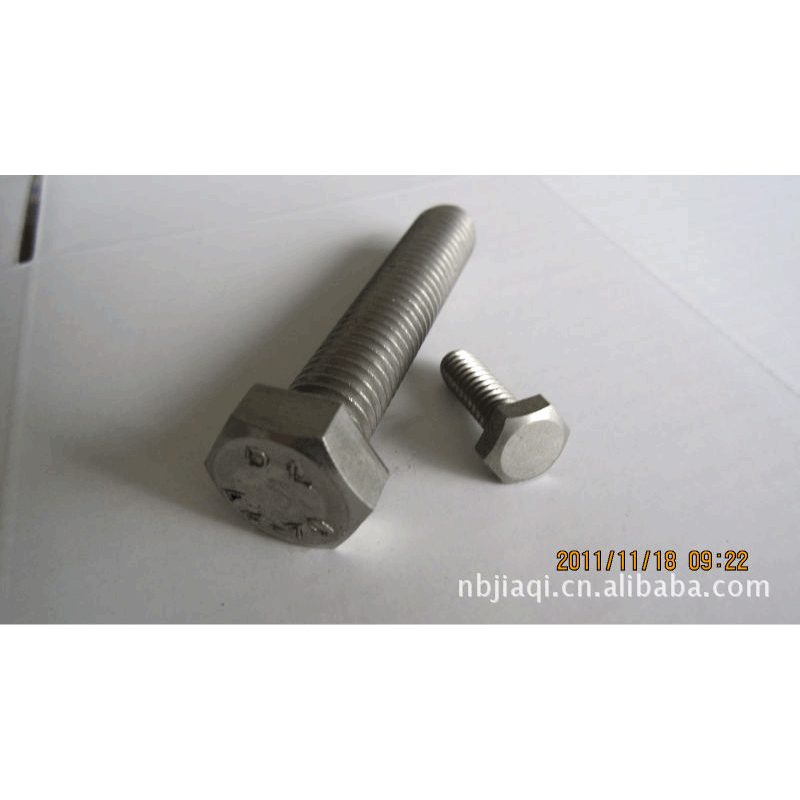 供应不锈钢304外六角螺丝 机械工业用紧固件六角螺栓