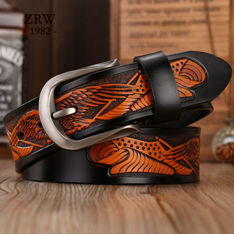 Men's belt for leisure