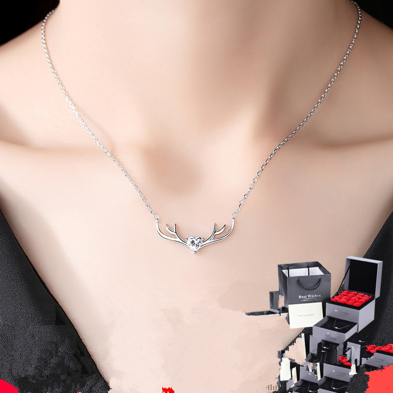 Necklace heart shaped