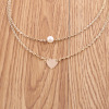 Necklace from pearl, universal chain for key bag , European style, suitable for import, simple and elegant design