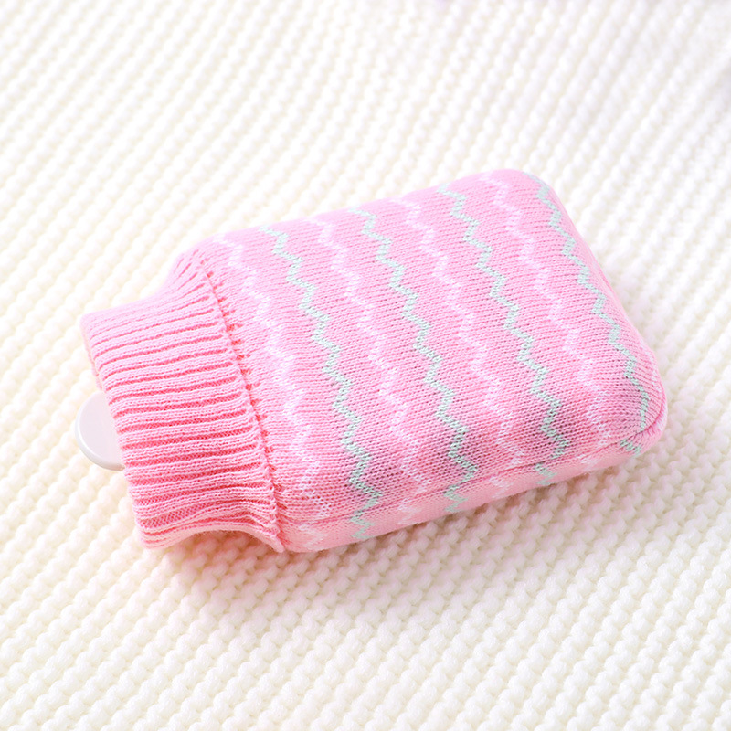 Cubierta de lana bolsa de agua caliente jacquard bolsa de agua caliente de lana cubierta de punto bolsa de agua caliente cubierta de lana