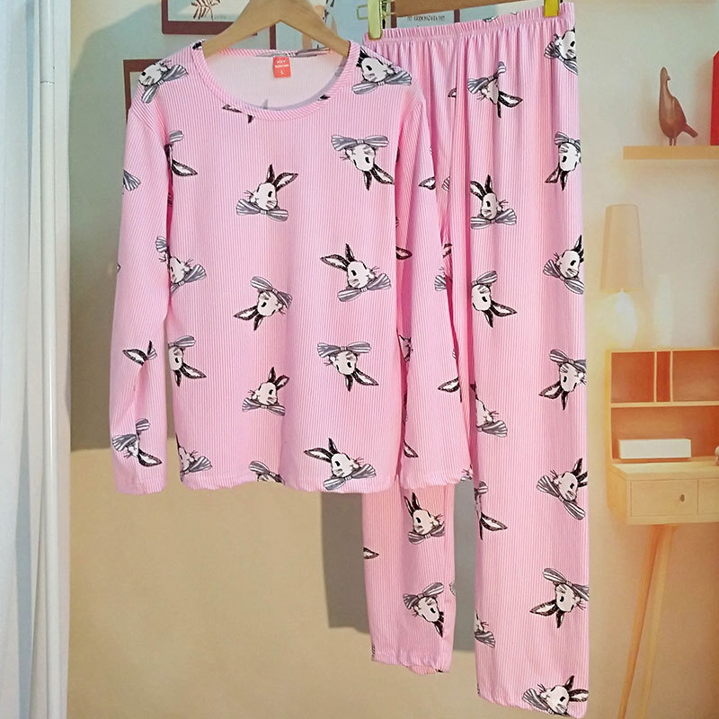 厚款SMX竖条围巾兔长袖 150克长袖挂拍主图 (7)