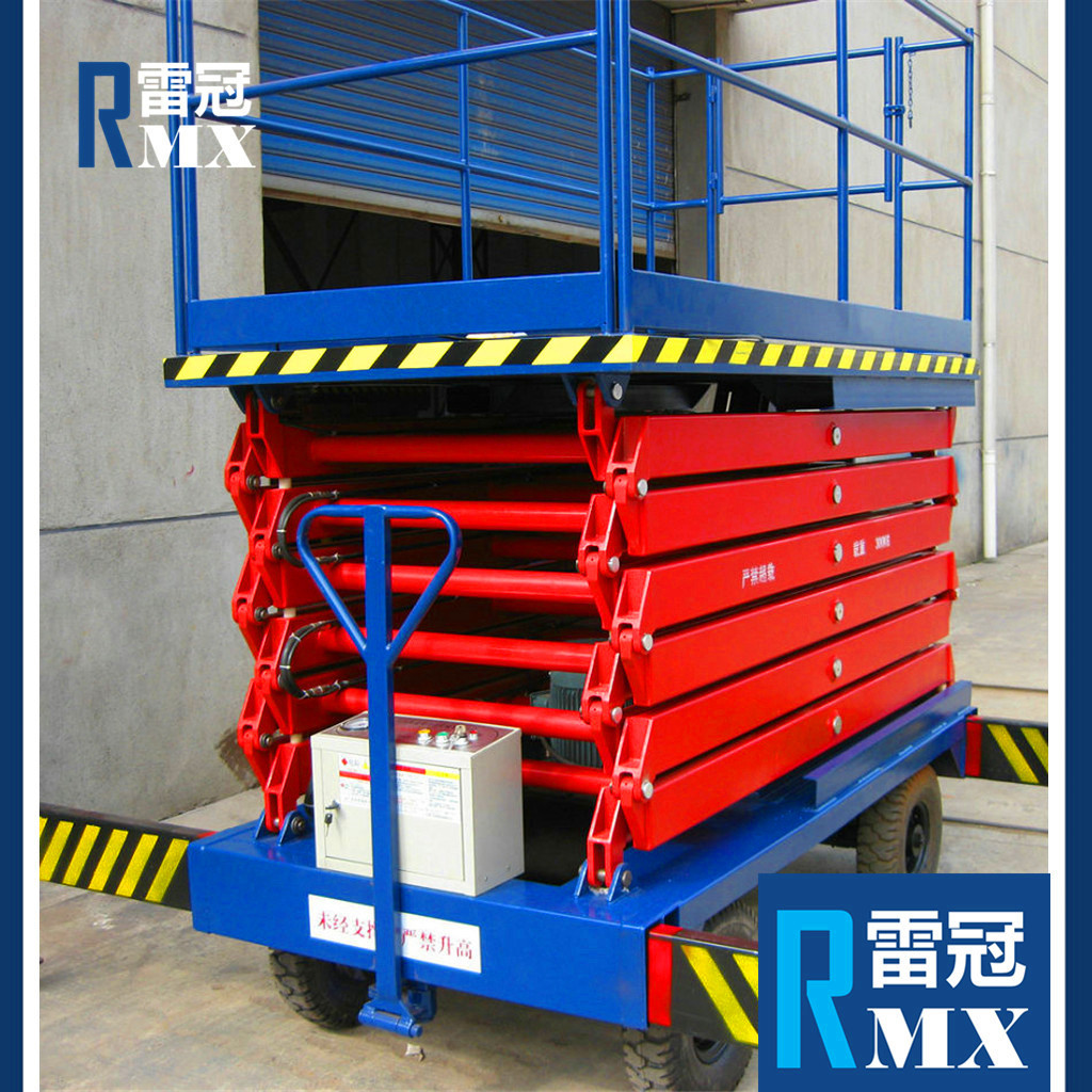 【平顺操作】楼体广告安装牌匾维修辅助移动式高空液压升降平台