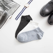 厂家批发夏季船袜 袜子 男士低帮浅口纯色短筒男袜淘宝赠品地摊袜