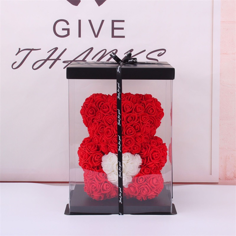 Artificial Flower rose Little Bear Baby Bear Soap flower Spend eternity foam originality Valentine's Day gift wholesale