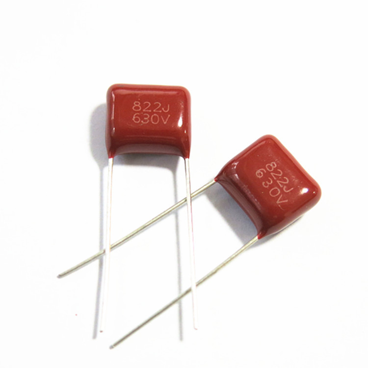 CBB电容 CBB 630V822 630V8.2NF 脚距P=10mm 薄膜电容 配单bom
