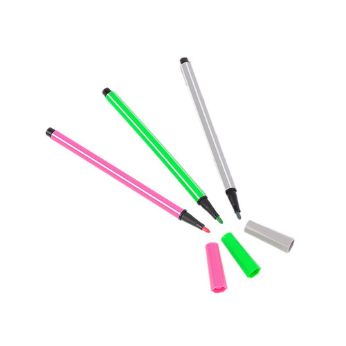 Creative cartoon watercolor pen set 12 colors 18 24 36 colors student watercolor pens children's painting art graffiti pens