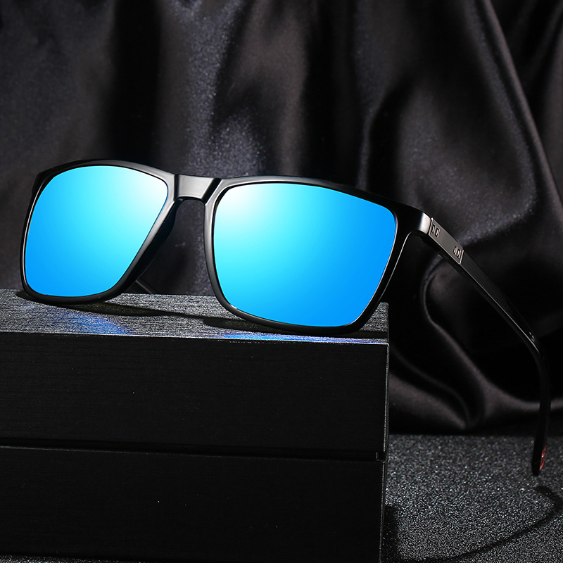 Nueva transfronteriza AliExpress cuadrado polarizado gafas de sol de los hombres deportes de conducción gafas de sol de comercio exterior fabricante