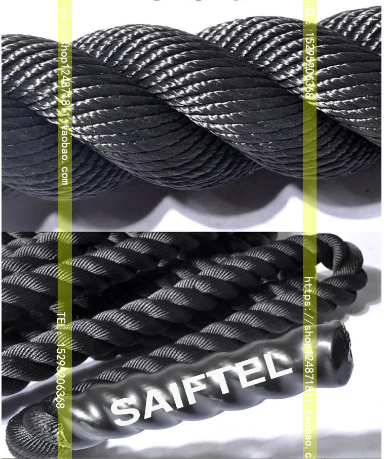 训练绳_一件代发厂家红色整体训练绳-黑黄格斗绳-体能甩---