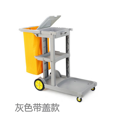 Vehículo de limpieza multifuncional Coche de limpieza Coche de ropa Coche de herramientas Coche de basura Coche de herramientas Limpieza del hotel Driver Cart