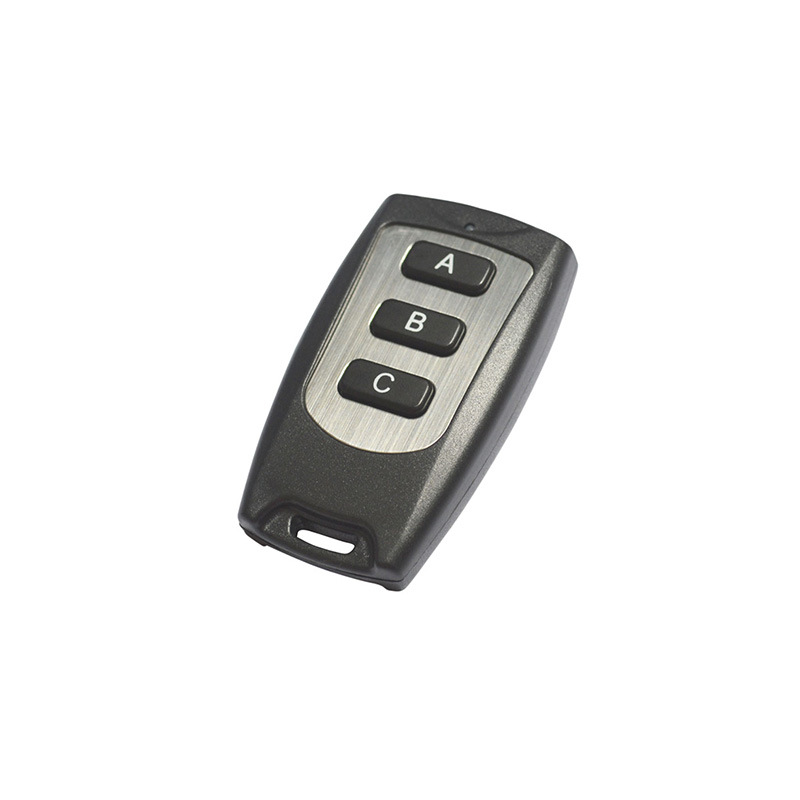 智能遥控 金属3键防水遥控器 电动车遥控器 学习型遥控器